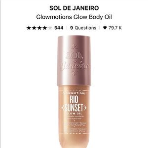 BNIB mini glow oil
